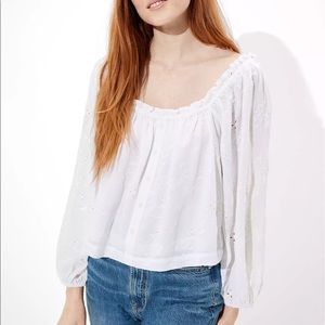 NWT American Eagle Off the Shoulder Blouse